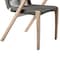 Armen Living Nabila Outdoor Light Eucalyptus Wood and Charcoal Rope Dining Chairs, PK2 840254333413 - alternate 6